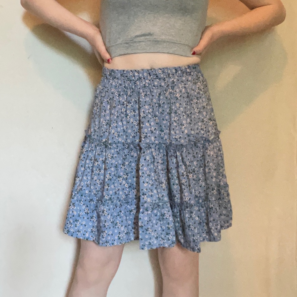 francescas ruffle skirt